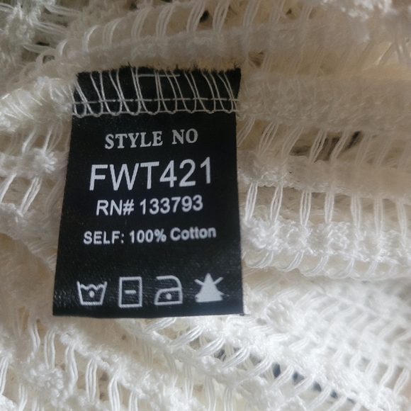 POL Open Knit Contrast Hooded Shacket W/ Hoodie. Sz L NWOT - Picture 7 of 8